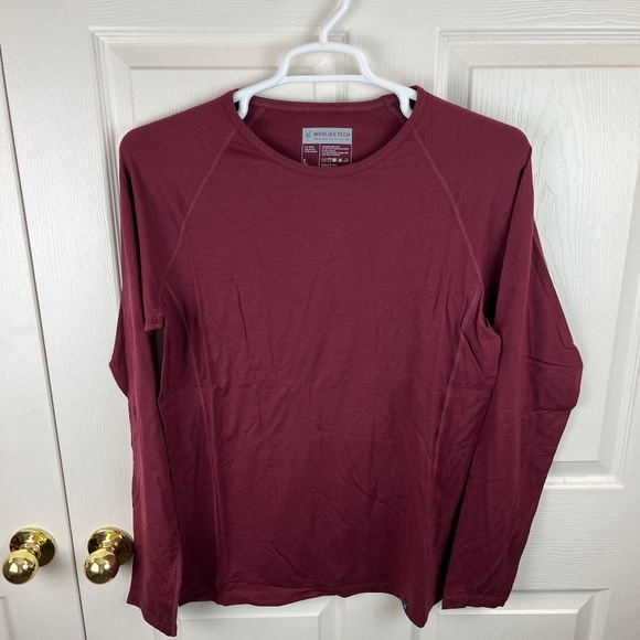 Men's Ibex Woolies Tech Merino Baselayer Long Sleeve Top Size Large - Picture 1 of 4
